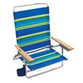 Grillgear SC590-TS Deluxe 5 Position Aluminum Sand Chair GR2670706